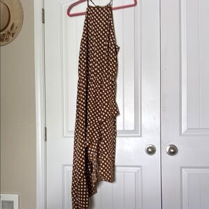Brown Polka Dot Dress